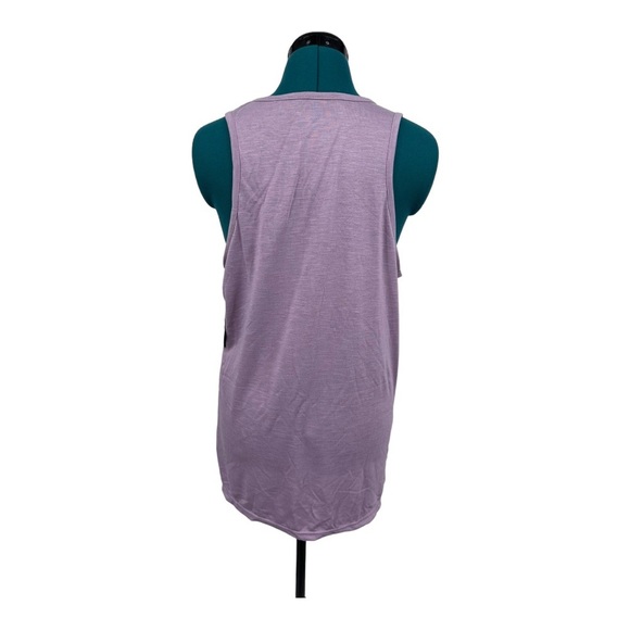 Reebok slim athletic sleeveless tank top in purple - Picture 3 of 6